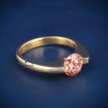 Oval shape diamond engagement passed diamond tester ring (Copy) Gurukrupa-Gems
