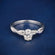 Oval shape diamond engagement passed diamond tester ring Gurukrupa-Gems