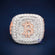 Passed diamond tester full white hip hop diamond star ring (Copy) Gurukrupa-Gems