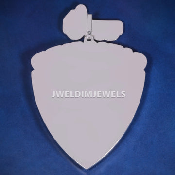 Personalized Hip Hop Iced Out Custom Logo Lab Pendant Jweldim Jewels