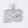 Personalized hip hop round and baguette cut lab grown diamond pendant for men Gurukrupa-Gems