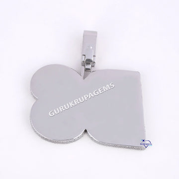 Personalized hip hop round and baguette cut lab grown diamond pendant for men Gurukrupa-Gems