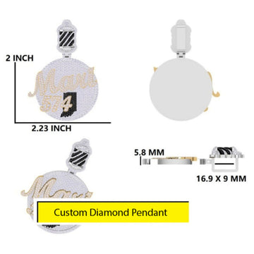 Real 14k gold VVS Moissanite Diamond Jesus Face Pendant with Custom Designs enamel Rappers Wearing Notorious Big Jesus Piece Pendant Necklace Gurukrupa-Gems
