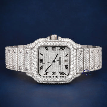 Regular Roman Dials Full White Buss Down Watch Gurukrupa-Gems