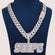 Round And Baguette Cut Diamond Pendant With Miami Chain In 14KT Gold Gurukrupa-Gems