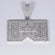 Shine Like a Star with 14 kt white gold lab grown diamond pendant for men with vvs clarity Gurukrupa-Gems