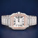 Silver Yellow Two Tone Full Iced Out VVS Diamond Custom Arabic Dial 41mm Luxury watches for Mens (Copy) Gurukrupa-Gems