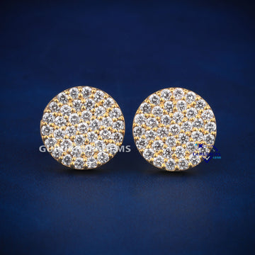 Simple yet elegant hip hop diamond earring for men women Gurukrupa-Gems