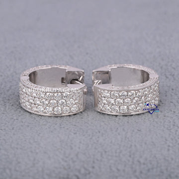 Simply luxury earrings for women made with vvs clarity diamonds Gurukrupa-Gems