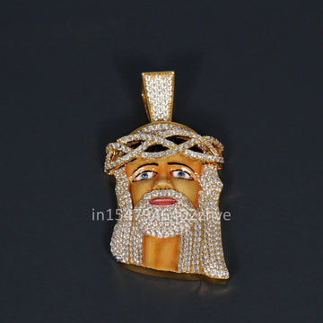 Spiritual  Lab Diamond Pendant Unique Diamond Pendant Custom Made Diamond Pendant For Both Gender