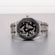 Stainless steel watch, fully iced out with flawless moissanite diamonds, is truly eye-catching