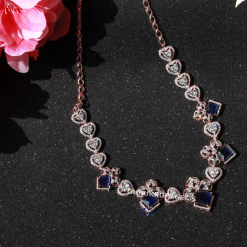 Step into the spotlight with 14kt gold lab grown diamond necklace for women with vvs clarity diamonds Gurukrupa-Gems