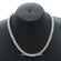 Stunning 16 inch 6 mm all white vvs clarity passed tester tennis chain Gurukrupa-Gems
