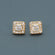Stylish 14 KT Yellow Gold With Lab Diamond Earrings For Women with VVS clarity Diamonds Gurukrupa-Gems