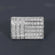 Stylish and elegant 14 kt white gold lab grown diamond hip hop ring for men to wear at party or wedding Gurukrupa-Gems