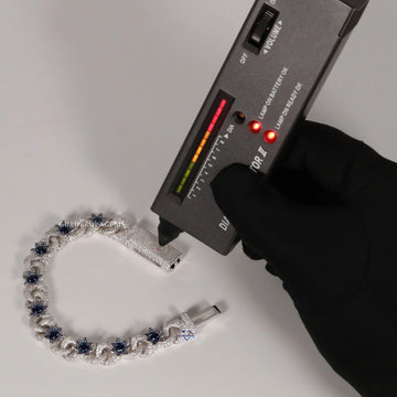 Trendy diamond bracelet in 14kt gold with VVS clarity and IGI certified lab grown diamonds Gurukrupa-Gems