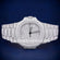 Two Tone Blue Dial Rose Gold Plated Watch Iced Out VVS Moissanite Diamond Luxury Dual Collection Gurukrupa-Gems