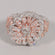 Two Tone Hip Hop Diamond Ring For Birthday Gift Luxury Diamond Ring For Party Wear Gurukrupa-Gems