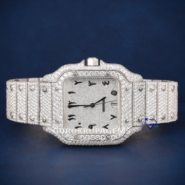 Two tone arabic dial buss down pass tester diamond watch (Copy) Gurukrupa-Gems