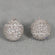 Unique And Luxury 14 kt White Gold Earrings For Women with VVS clarity diamonds Gurukrupa-Gems