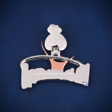 Unique custom charm letter pendant passed diamond tester - Gurukrupa-Gems