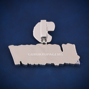 Unique custom design with color enamel pendant custom top quality diamonds - Gurukrupa-Gems