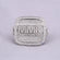 Unleash your jewelry game with our 14 kt white gold lab diamond hiphop ring with vvs clarity Gurukrupa-Gems