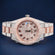 Two Tone Arabic Dial Men Hip Hop Diamond Watch Jweldim Jewels