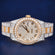 Silver Yellow Datejust Full Iced Out Two Tone Bust Down Moissanite Watch for Real VVS Diamond watch Jweldim Jewels