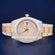 Customized Two Tone Mens Real Diamond Watches Arabic Dial Silver & Yellow Stainless Steel Full Diamond Iced Out Watches Jweldim Jewels