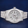 Mens and Womens Watches Fully Iced Out White Arabic Dial Watch in Custom Design Unique Analog Watches Jweldim Jewels