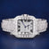 Customized Iconic Roman Number Dial Hip Hop Iced Out Full Diamond Moissanite Watch Jweldim Jewels