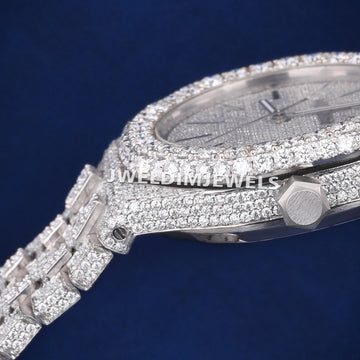 41 mm full white hip hop iced out branded luxury watch for men best wholeslae price Jweldim Jewels
