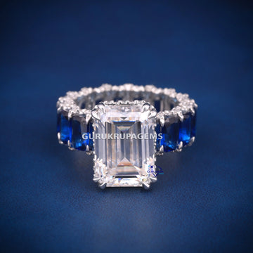 Wedding engagement vvs solitaire diamond ring Gurukrupa-Gems