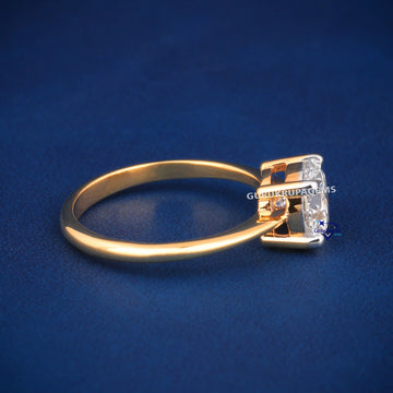 Wedding solitaire round 1.60ct diamond ring Gurukrupa-Gems