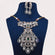 Womens wedding necklace with accented diamonds Gurukrupa-Gems