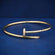 Yellow Gold Diamond Nail Bracelet for Men and Women Gurukrupa-Gems