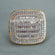 Yellow Gold Lab Created Round And Baguette Cut Diamond Ring Lab Grown Diamond Hip Hop Ring - Gurukrupa-Gems