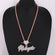 custom made diamond pendant unique 14kt gold chain luxury chain pendant for birthday gift round cur diamond pendant Gurukrupa-Gems