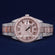 Two tone lab diamond hip hop branded watch for men vvs clarity diamonds in stainless steel Jweldim Jewels