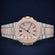 Two toned iced out hiphop diamond watch for men Jweldim Jewels