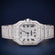 Full white Roman dials fully iced out stainless steel hip hop diamond watch Jweldim Jewels