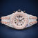 Customize Hip Hop Diamond Watch Chronograph Collet Style Jweldim Jewels