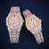 Couple branded watch for men women 41-36 mm dial Jweldim Jewels