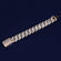 Custom Two Tone Iced Out Miami Cuban Link Bracelet with Diamond Pave Setting Jweldim Jewels